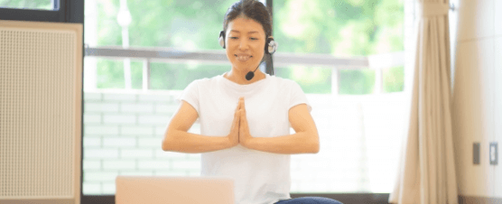 ヨガ教室の画像